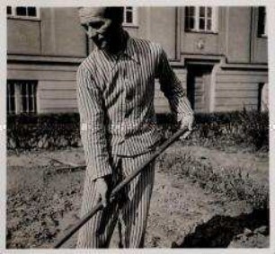 Berlin, Sport und Arbeit im Lazarett, Gartenarbeit