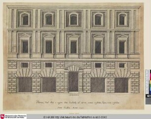 Palatium, Pauli stacy e regione Diui Eustachy, ad ueterum normam ac formam, Romae, recens extructum