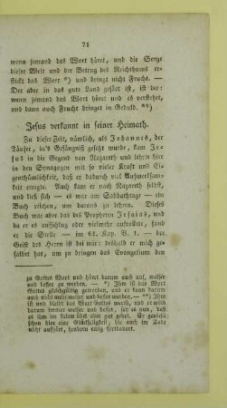 Jesus verkannt in seiner Heimath