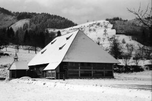 Gutach: Hippenseppenhof; Freilichtmuseum im Schnee
