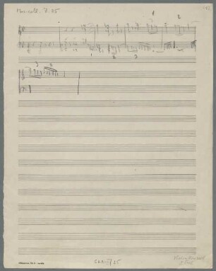 Concertos?, vl, orch, op. 34, Sketches - BSB Mus.coll. 7.25 : [without title]