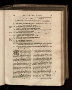 Altera Pars Capitis. Conclusio assertionis de damnatione universali