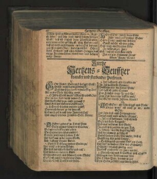 Kurtze Hertzens-Seufftzer kranker und sterbender Personen.