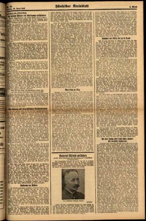 Zweite Ausgabe vom Mittwoch, den 29. April 1942.