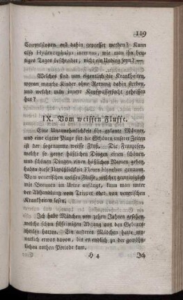 IX. Vom weissen Flusse.