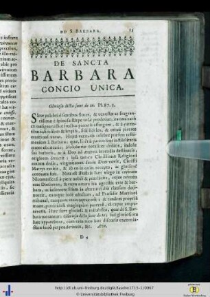 De Sancta Barbara