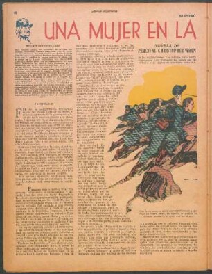Una mujer en la legión extranjera : Nuestro folletín