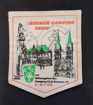 Andenken / Wimpel-Sammlung / Bremer Camping - Treff 1988