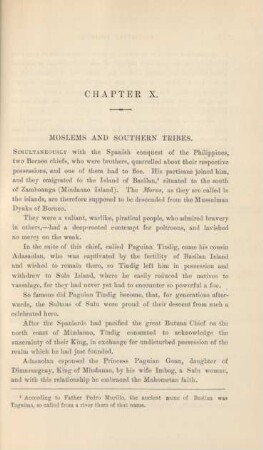 Chapter X. Moslems and Southern tribes