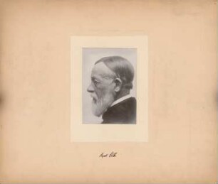 August Orth: Architektonische Entwürfe. Gebäude für Kunstzwecke, Schlösser, Villen u.a.: Portrait von August Orth
