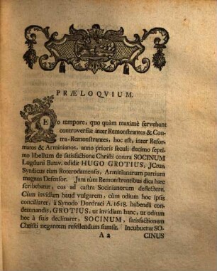 Examen libelli Grotiani de satisfactione Christi