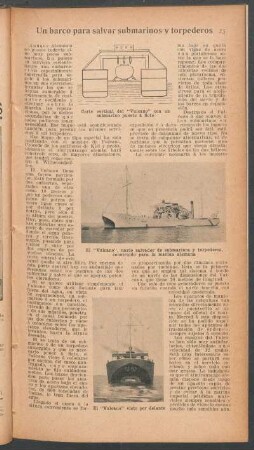 Un barco para salvar submarinos y torpederos