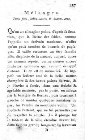 Mélanges.