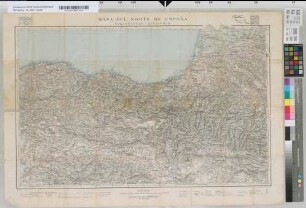 Mapa del Norte de España. San Sebastian-Santander [= Doppelstück von 6642].