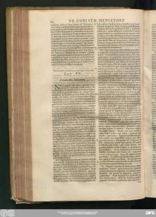 Cap. VII. De rationibus Bellarmini.