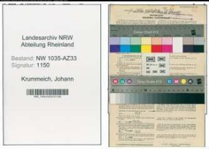 Entnazifizierung Johann Krummeich , geb. 05.03.1903 (Schlosser)