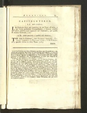 Capitolo Terzo.