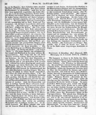 Bad-Almanach. 1836. Hrsg. v. A. Lewald. Stuttgart: Liesching [1836]