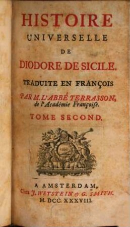 Histoire Universelle De Diodore De Sicile, 2