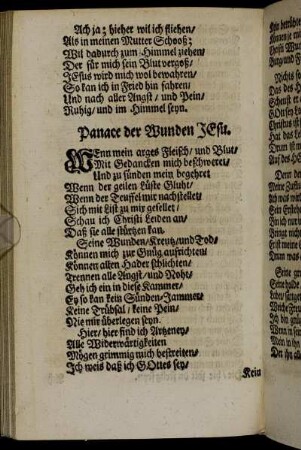 Panace der Wunden JEsu