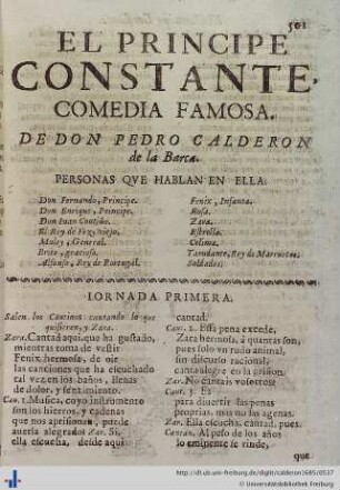 El Principe Constante.
