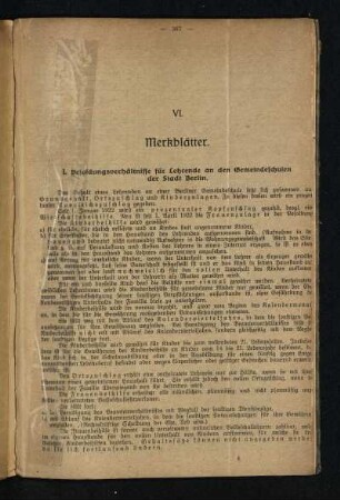 Merkblätter
