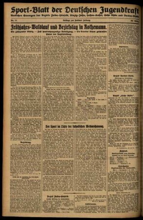 Zweite Ausgabe vom Donnerstag, den 26. März 1931.