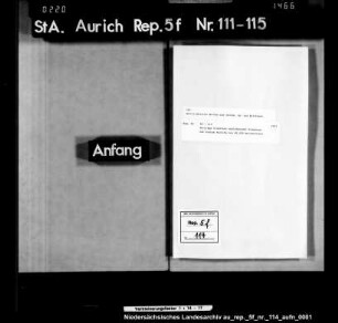 Beiträge einzelner wohlhabender Einwohner der Herrlichkeiten Borssum, Jarssum, Uphusen und Wolthusen zur ersten Anleihe von 60.000 Reichstalern