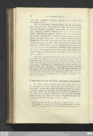 C. Adverbien der Art und Weise anderer Kategorien.