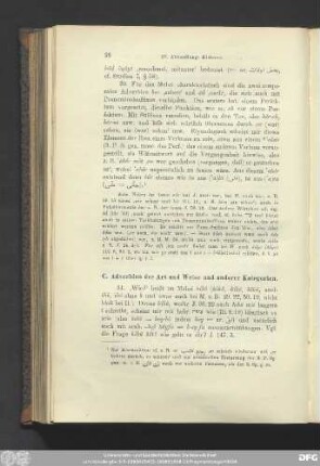 C. Adverbien der Art und Weise anderer Kategorien.