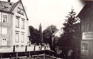 Eingang zum Wall. Detmold. Blick vom Hornschen Tor
