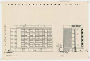 Wohn- und Geschäftshaus Kurfürstendamm 94/95, Berlin-Halensee: Ansichten 1:100