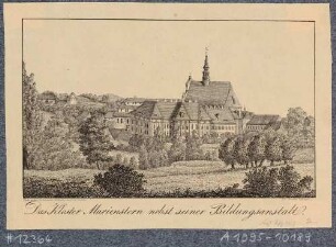 Das Kloster St. Marienstern in Panschwitz-Kuckau in der Oberlausitz, mit der Mädchenschule St.-Joseph-Institut