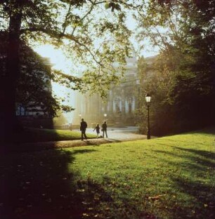 Herbst, Blick auf die Kunstakademie, Dresden
