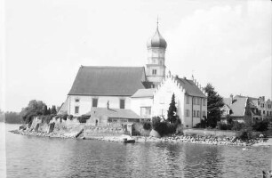 Wasserburg: Kirche vom Landungssteg
