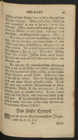 Das fünfte Exempel