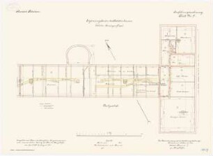 Kadettenhaus der Garnison Potsdam Ergänzungsbauten: Östlicher Kompanieflügel: Grundriss Dachgeschoss 1:100