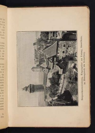 Burgamtsmannswohnung, Eingangsthor zur Freiung, Sinwellturm, im Hintergrund die Kaiserburg.