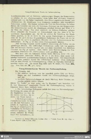 Young-Helmholtzsche Theorie der Farbenempfindung