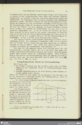 Young-Helmholtzsche Theorie der Farbenempfindung