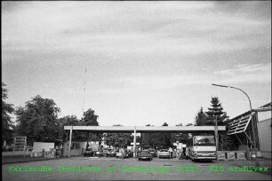 Tankstelle des Forschungszentrums Karlsruhe (FZK), von Osten