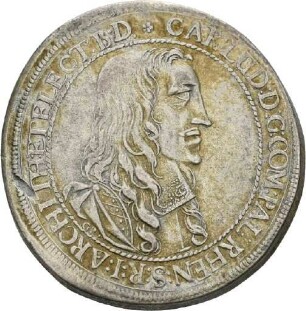 Gulden des Pfalzgrafen Karl I. Ludwig von der Pfalz, 1661
