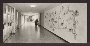 Freiligrathschule: Innenansicht (Flur). Detmold. Berliner Allee 50