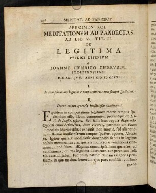 278-290, Sp. 91. De Legitima