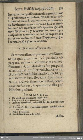 §. Si tamen alienam. 26.