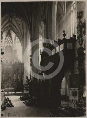 Mittelschiff der Sandkirche Breslau nach O