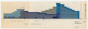 Wohnhäuser Hafenplatz 6-10 / Köthener Straße 26a / Bernburger Straße 22-23, Berlin-Kreuzberg: Ansicht 1:200
