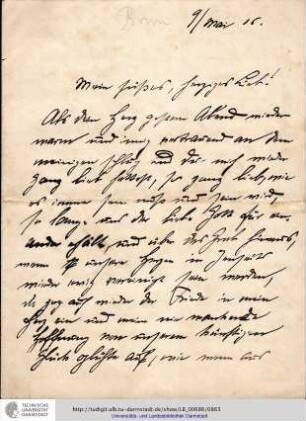 Brief vom 09.05.1906