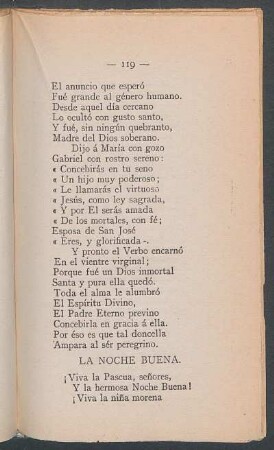 La Noche Buena.