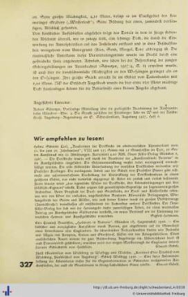 Wir empfehlen zu lesen.